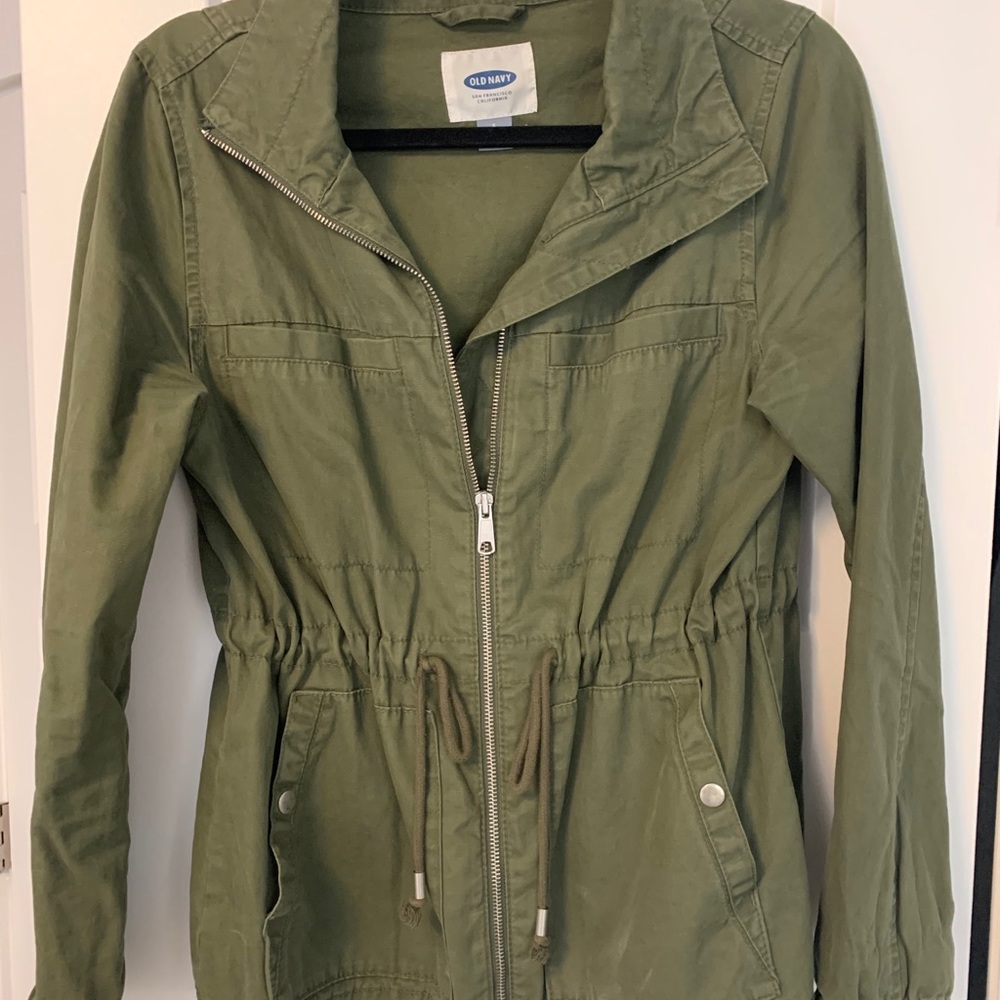 Army green jacket